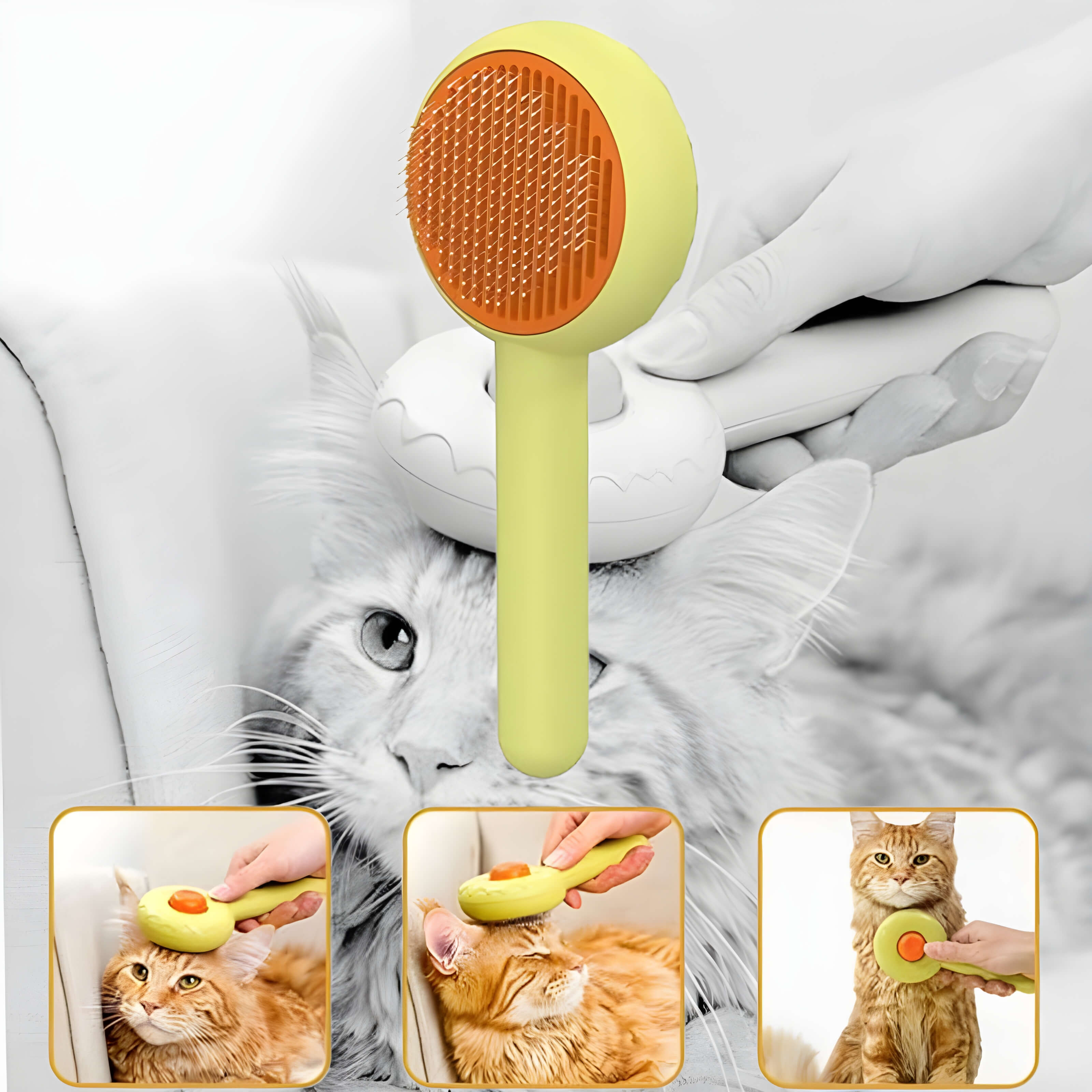 Cepillo Removedor de Pelo para Mascotas para Gatos y Perros