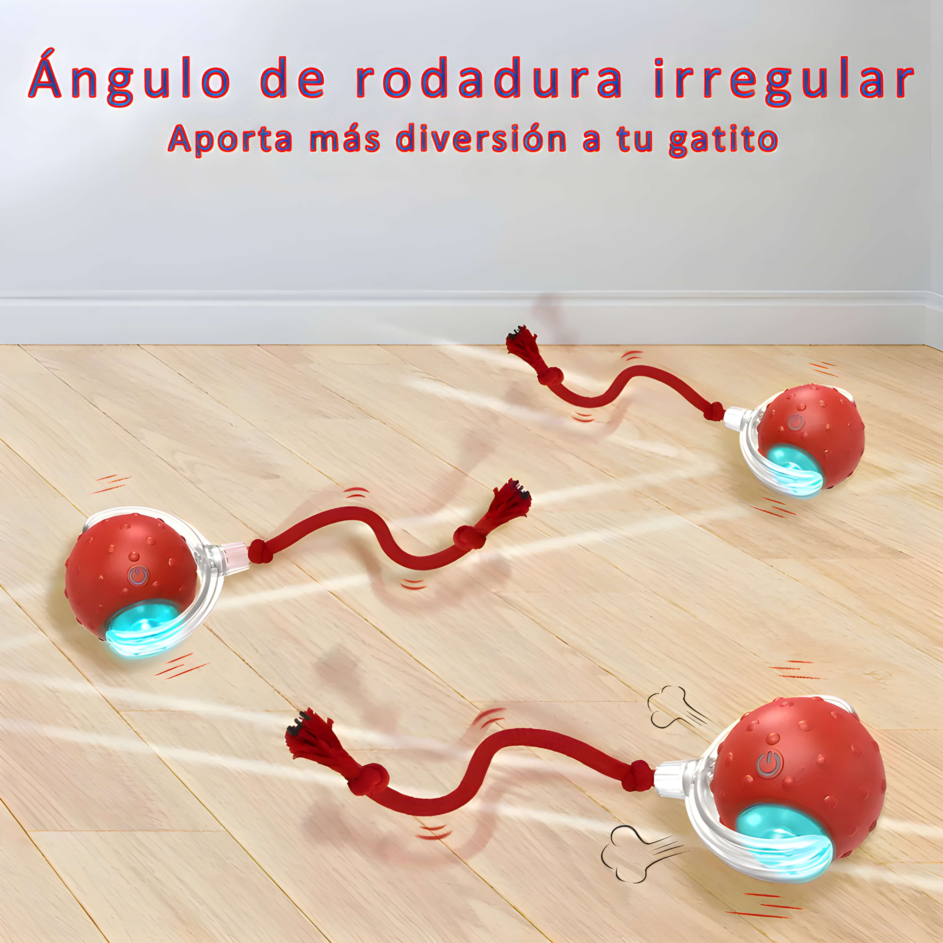 Pelota Divertida para Gatos Rebote y Persecución
